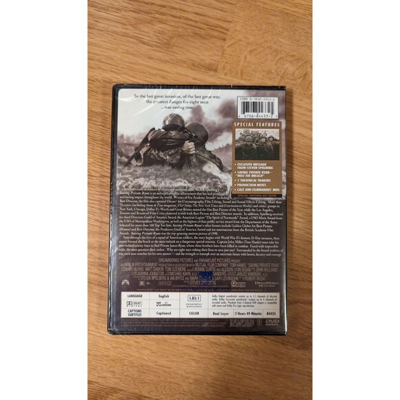 Saving Private Ryan DVD Movie 1998 Tom Hanks Matt Damon Special Limited Edition - Picture 2 of 3